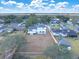 Aerial view showing home's location and spacious backyard at 1894 Capri Dr, Charleston, SC 29407