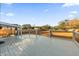 Spacious deck overlooking backyard with privacy fence at 1894 Capri Dr, Charleston, SC 29407