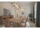 Elegant dining room with a wooden table and sideboard at 2833 Auldreeke Rd, Johns Island, SC 29455