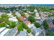 Aerial view of a picturesque neighborhood with diverse housing options at 8 Savage St, Charleston, SC 29401