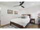 Cozy bedroom with a wooden bed frame and two nightstands at 3 Penn Ave, Charleston, SC 29407