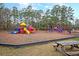 playground with slides, swings, and picnic table at 1025 Longview Dr, Goose Creek, SC 29445