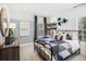 Spacious bedroom with a mix of modern and rustic elements at 1718 Cultivation Lane St # 536, Mount Pleasant, SC 29466