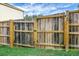 Wooden fence with gate providing privacy and security at 370 Spruce Ivy St, Moncks Corner, SC 29461