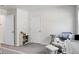 Bright bedroom with rocking chair, bookshelf, and closet at 370 Spruce Ivy St, Moncks Corner, SC 29461