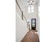 Spacious entryway with hardwood floors, a black front door, and natural light at 175 Cantona Dr, Summerville, SC 29483