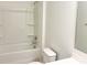 Bathroom with shower/tub combo and white vanity at 338 Dunlin Dr, Summerville, SC 29486