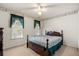 Bright bedroom with double windows and ceiling fan at 100 Dacs Ln, Summerville, SC 29483