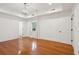 Spacious bedroom with hardwood floors and ample natural light at 175 Wentworth St # A, Charleston, SC 29401