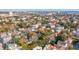 Aerial view of a charming neighborhood, showcasing a mix of architectural styles at 175 Wentworth St # A, Charleston, SC 29401