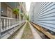 Private alleyway providing access to the rear of the property at 175 Wentworth St # A, Charleston, SC 29401