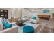 Finished basement with seating area and pool table at 4429 Francis Younge Way, Hollywood, SC 29449