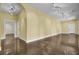 Spacious basement with polished concrete floors and multiple rooms at 4429 Francis Younge Way, Hollywood, SC 29449