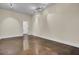 Finished basement room with polished concrete floors and an ensuite bathroom at 4429 Francis Younge Way, Hollywood, SC 29449