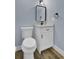 Small bathroom with white vanity and modern fixtures at 4429 Francis Younge Way, Hollywood, SC 29449