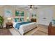 Relaxing bedroom with hardwood floors and a comfortable bed at 4429 Francis Younge Way, Hollywood, SC 29449