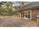 Spacious wooden deck with access to the house and backyard at 4429 Francis Younge Way, Hollywood, SC 29449