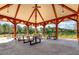 Community gazebo with picnic tables overlooking a lake at 3904 Delinger Dr, Mount Pleasant, SC 29466
