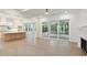 Open living area with hardwood floors and access to a back porch at 3904 Delinger Dr, Mount Pleasant, SC 29466