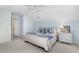 Light and airy bedroom with built-in storage and tranquil atmosphere at 169 Marsh Island Dr, Kiawah Island, SC 29455