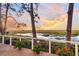 Deck with stunning sunset views over the marsh at 169 Marsh Island Dr, Kiawah Island, SC 29455