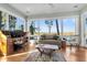 Relaxing sunroom with water views at 169 Marsh Island Dr, Kiawah Island, SC 29455