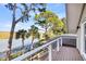 Private deck offering scenic marsh views and tranquil setting at 169 Marsh Island Dr, Kiawah Island, SC 29455