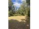 Spacious backyard with mature trees and a large grassy area at 507 E 5Th N St, Summerville, SC 29483