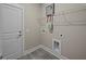 Laundry room with shelves, a door, and grey flooring at 164 Aleene Drive Dr, Summerville, SC 29485