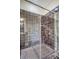 Large walk-in shower with glass enclosure and dark tile at 235 Cooper River Dr, Mount Pleasant, SC 29464