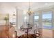 Elegant dining room with hardwood floors and a view at 235 Cooper River Dr, Mount Pleasant, SC 29464
