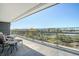 Spacious balcony with city views and seating area at 235 Cooper River Dr, Mount Pleasant, SC 29464