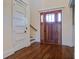 Elegant entryway with hardwood floors and a solid wood door at 1999 N Creek Dr, Mount Pleasant, SC 29466