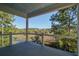 Deck with wooden flooring and scenic marsh views at 1999 N Creek Dr, Mount Pleasant, SC 29466