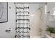 Clean bathroom with shower/tub combo, updated vanity, and stylish decor at 2150 Spoleto Ln # H7, North Charleston, SC 29406