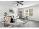 Modern living room with light walls and comfortable seating at 2150 Spoleto Ln # H7, North Charleston, SC 29406