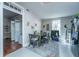 Small dining area with green table and four chairs at 64 Radcliffe St, Charleston, SC 29403