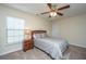 Bedroom with double bed, nightstand, and window at 551 Rosings Dr, Summerville, SC 29486