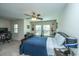 Spacious bedroom with a double bed and home office setup at 551 Rosings Dr, Summerville, SC 29486