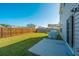 Private backyard with patio and grill at 551 Rosings Dr, Summerville, SC 29486