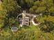 Bird's eye view of house, pool, and expansive lot at 102 Flud St, Summerville, SC 29483