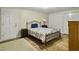 Basement bedroom with double bed and ample closet space at 102 Flud St, Summerville, SC 29483
