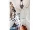 Charming powder room with bamboo vanity and unique sink at 4239 Tom Point Rd, Hollywood, SC 29449