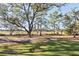 Serene waterfront view with lush greenery and mature oak trees under a bright sky at 4239 Tom Point Rd, Hollywood, SC 29449