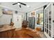 Home office with built-ins and a large window at 112 Canewood Ln, Ridgeville, SC 29472
