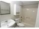 Clean bathroom with white vanity, tub, and medicine cabinet at 110 Smithfield Ave, Summerville, SC 29485