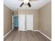 Spacious bedroom with two closets and ceiling fan at 127 Meadow Wood Rd, Summerville, SC 29486