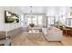 Spacious living room with large sectional sofa and statement TV at 483 Queenview Ln, Charleston, SC 29414
