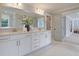 Elegant bathroom with double vanity and marble flooring at 125 Grange Cir, Summerville, SC 29486