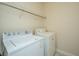 Laundry room with washer and dryer, providing convenient in-home laundry at 3497 Billings St, Mount Pleasant, SC 29466